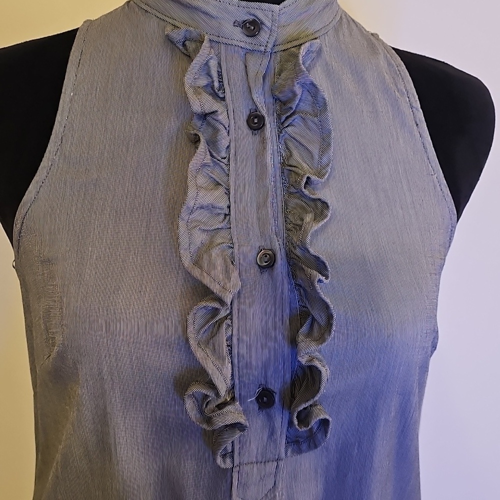 Gap Sleeveles Shirt Dress - Picture 4 of 9